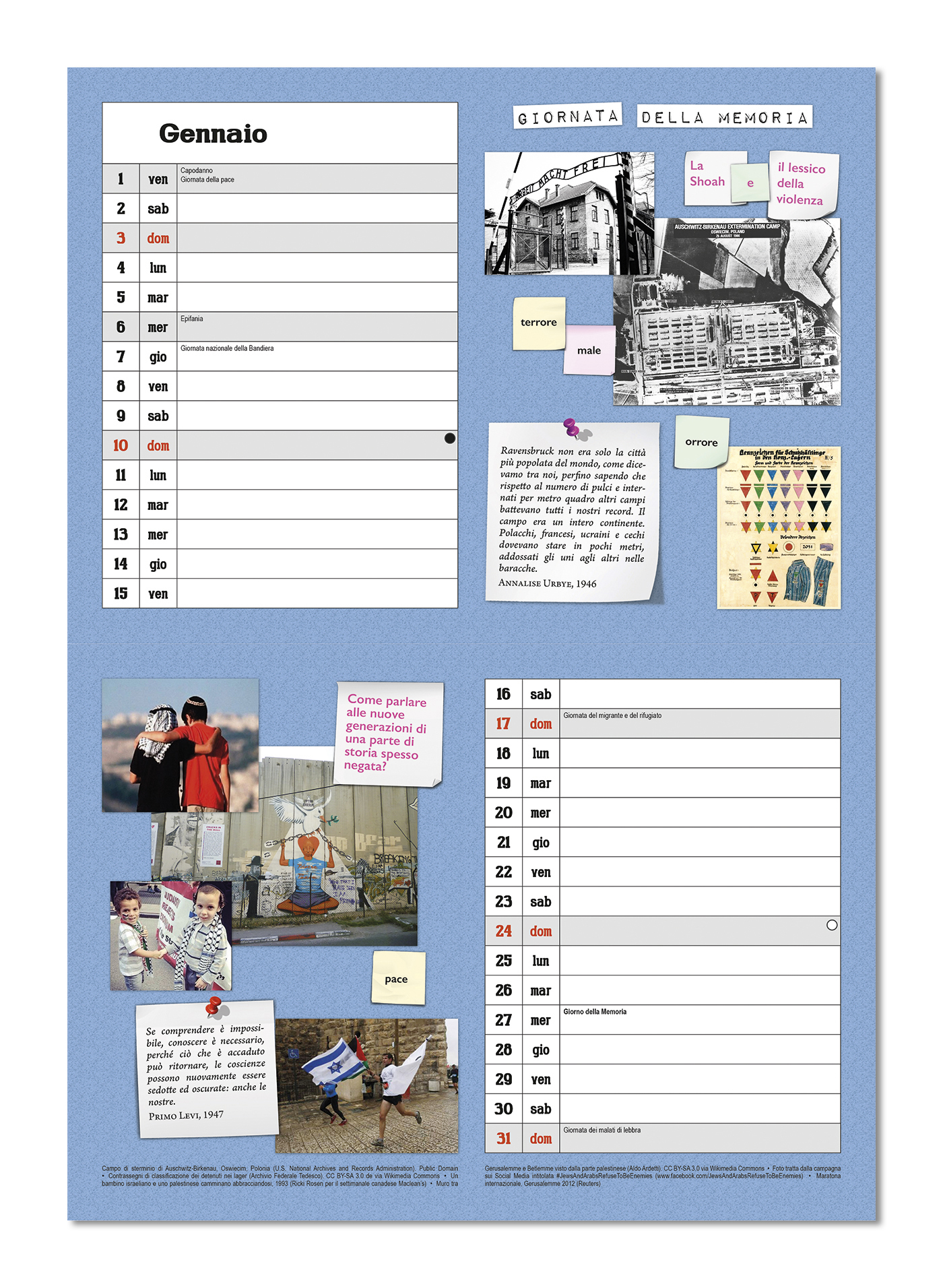 Mappamondo calendario 2 Mappamondo calendario 2